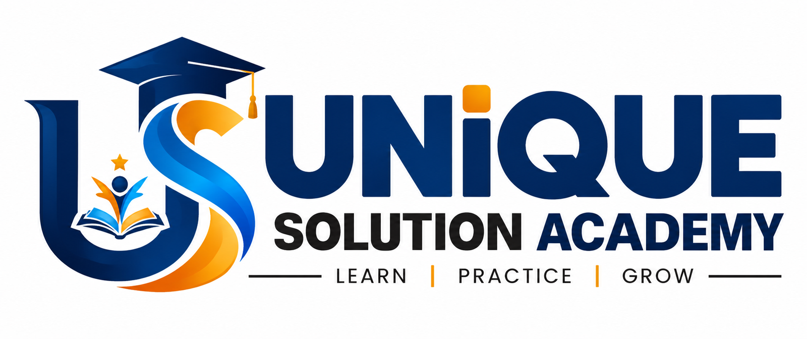 Unique Solution Academy official logo
